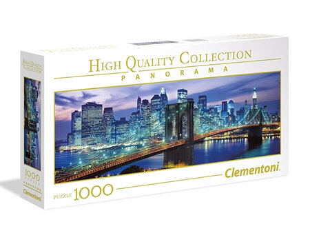Clementoni 1000 Piece Jigsaw Puzzle: Brooklyn Bridge Panorama