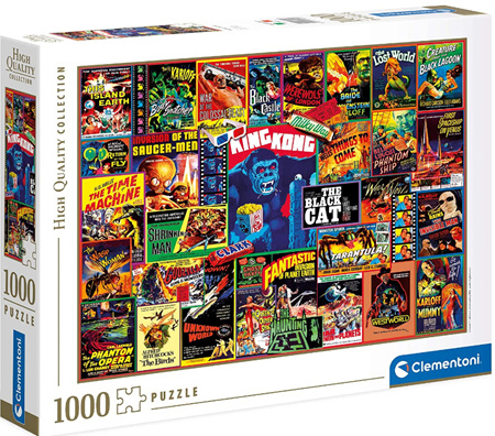 Clementoni 1000  Piece Jigsaw Puzzle: Classic Thrillers