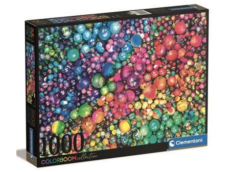 Clementoni 1000 Piece Jigsaw Puzzle  Colour Bloom "MARVELLOUS MARBLES"