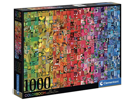 Clementoni 1000 Piece Jigsaw Puzzle: Colour Bloom Series - The Collage
