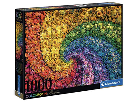 Clementoni 1000 Piece Jigsaw Puzzle: Colour Bloom Series - The Whirl