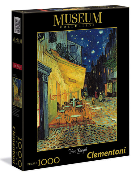 Clementoni 1000 Piece Jigsaw Puzzle: Museum Cafe Terrace At Night