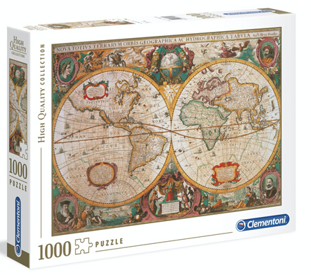 Clementoni 1000 Piece Jigsaw Puzzle: Old Map