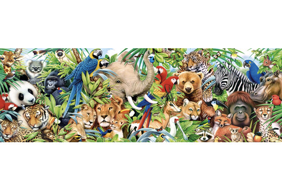  Clementoni - 39517 - Collection Puzzle Panorama - Wildlife - 1000  Pieces - Made in Italy - Jigsaw Puzzles for Adult : Toys & Games