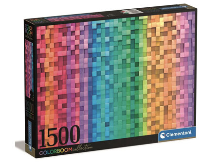 Clementoni 1500 Piece Jigsaw Puzzle Colourbloom Collection Pixel