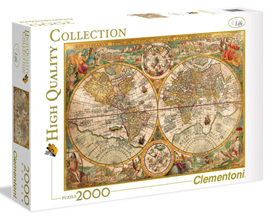 Clementoni 2000 Piece Jigsaw Puzzle:  Ancient Map
