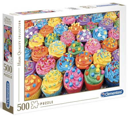 Clementoni 500 Piece Jigsaw Puzzle: Colourful Cupcakes