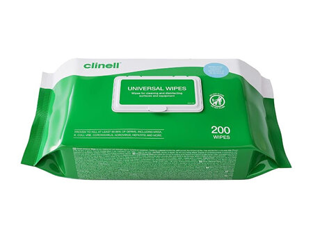 Clinell Wipes 200Wipes