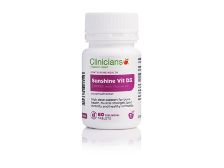 CLINIC. Sunshine Vitamin D3 60tabs