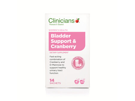 CLINICIANS BLADDER SUPP.W/CRAN 2G SACHET 14