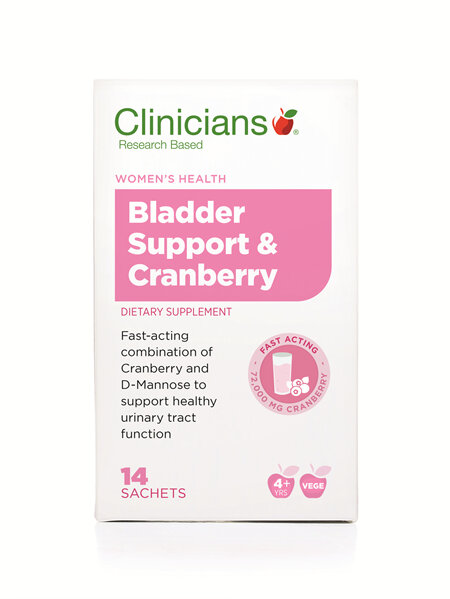 CLINICIANS BLADDER SUPP.W/CRAN 2G SACHET 14