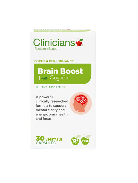 CLINICIANS BRAIN BOOST WITH COGNIZIN CAPS 30