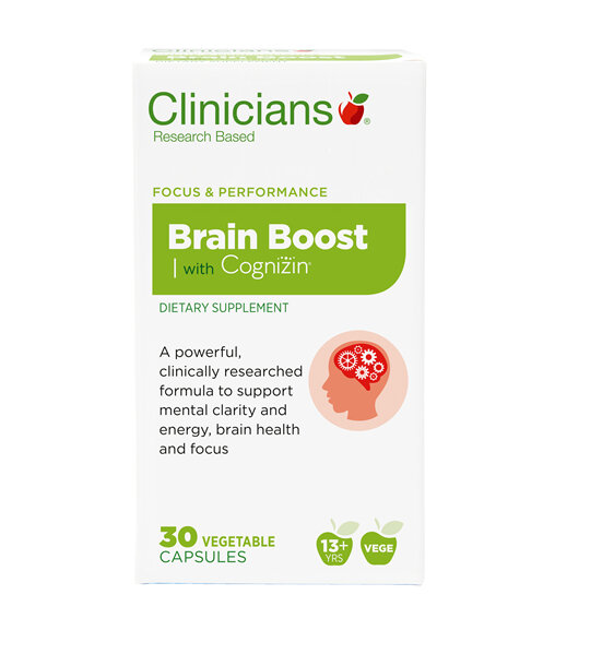 CLINICIANS BRAIN BOOST WITH COGNIZIN CAPS 30