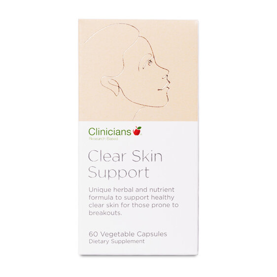 CLINICIANS CLEAR SKIN SUPPORT VCAPS 60