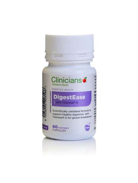 CLINICIANS DIGESTEASE W/TOLERASE CAPS 60