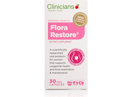 CLINICIANS FLORA RESTORE V CAPS 30