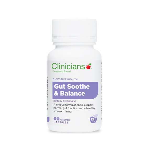 CLINICIANS GUT SOOTHE AND BALANCE VCAPS 60