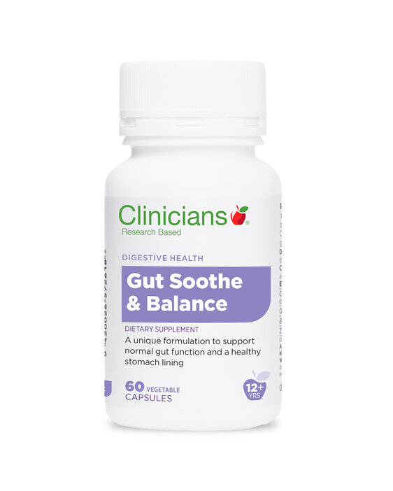 CLINICIANS GUT SOOTHE AND BALANCE VCAPS 60