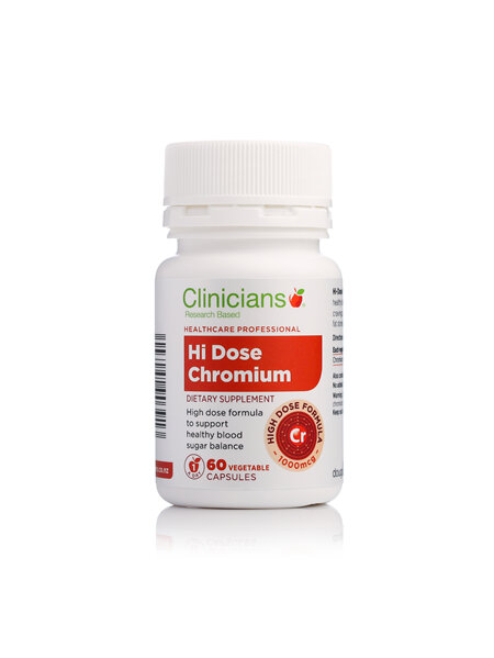 CLINICIANS HI-DOSE CHROMIUM CAPS 60