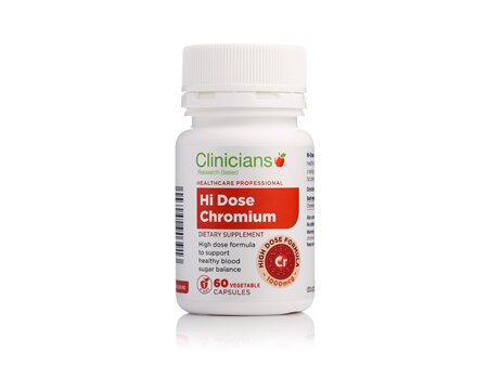 CLINICIANS HI-DOSE CHROMIUM CAPS 60