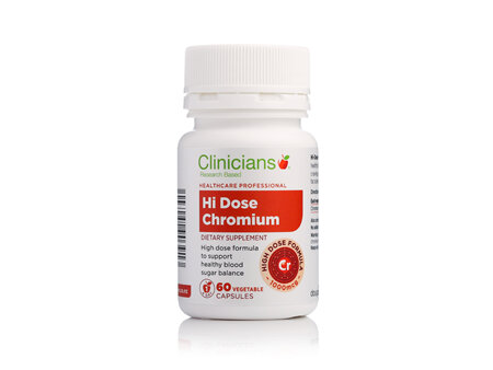 CLINICIANS HI-DOSE CHROMIUM CAPS 60