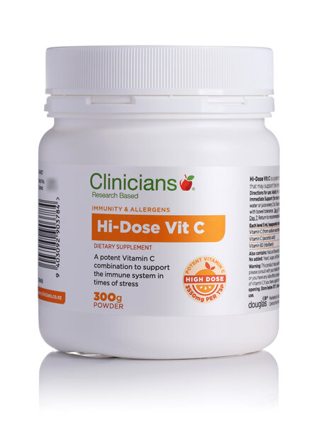 CLINICIANS HI-DOSE VIT C PWD 300g