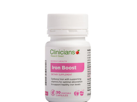 CLINICIANS IRON BOOST CAPS 30