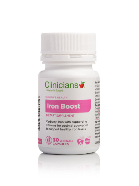 CLINICIANS IRON BOOST CAPS 30