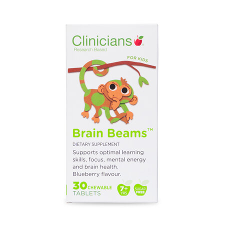 CLINICIANS KIDS BRAIN BEAMS CHEW TAB 30