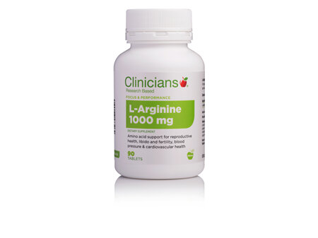 CLINICIANS L-ARGININE TAB 90