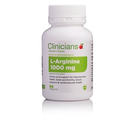 CLINICIANS L-ARGININE TAB 90