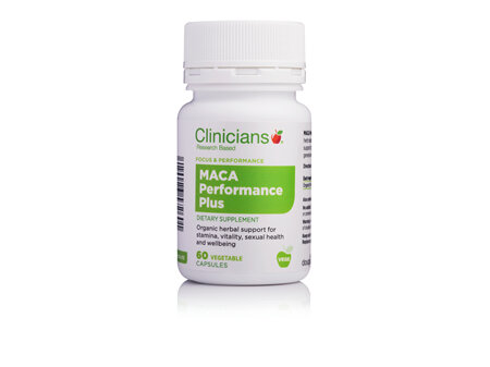 CLINICIANS MACA PERFORMANCE PLUS CAPS 60