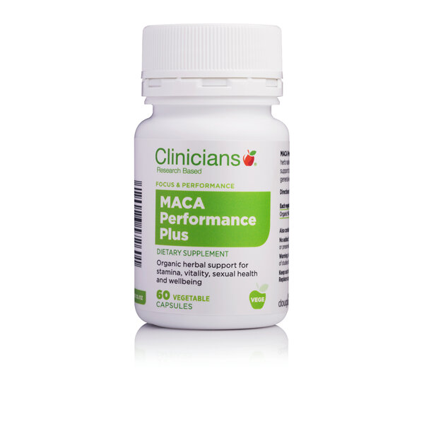 CLINICIANS MACA PERFORMANCE PLUS CAPS 60