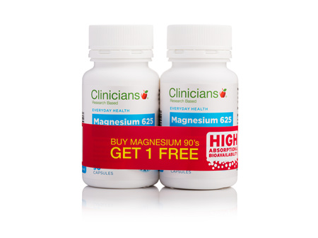 Clinicians Magnesium 90 Capsules Buy 1 Get 1 Free