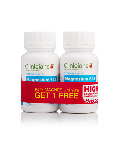 CLINICIANS MAGNESIUM CAPS 90 Buy 1 Get 1 Free