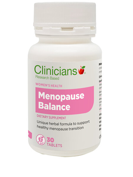 CLINICIANS MENOPAUSE BALANCE TAB 30