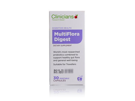 CLINICIANS MULTIFLORA DIGEST CAPS 30