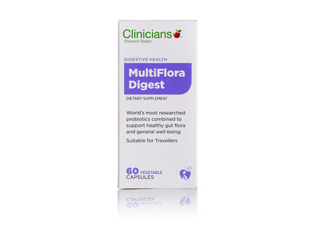 CLINICIANS MULTIFLORA DIGEST CAPS 60