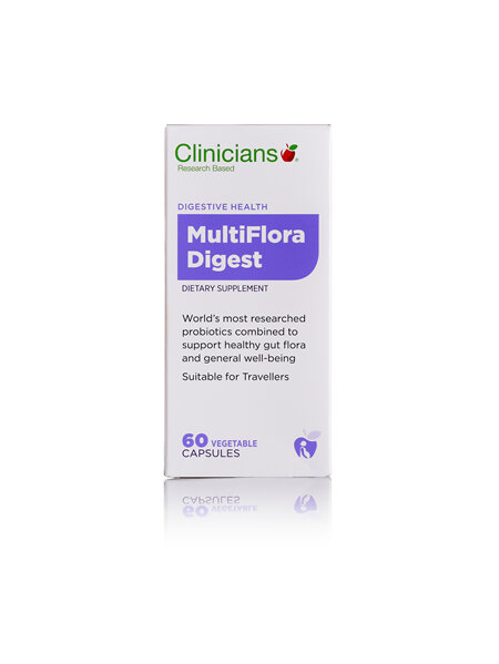 CLINICIANS MULTIFLORA DIGEST CAPS 60