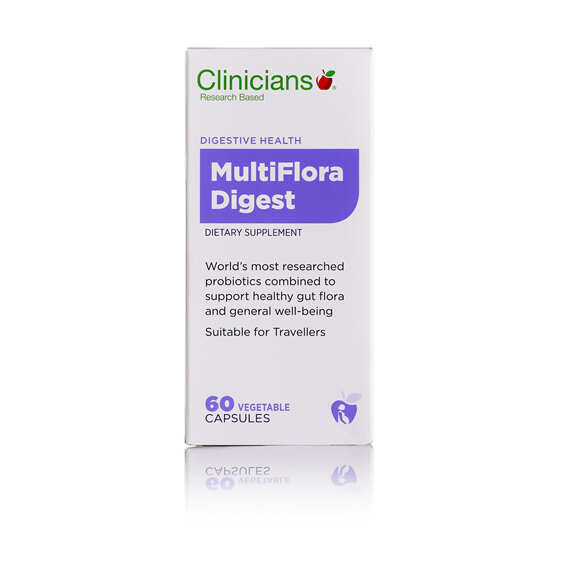 CLINICIANS MULTIFLORA DIGEST CAPS 60