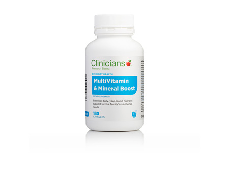 Clinicians MultiVitamin and Mineral Boost 180 Capsules