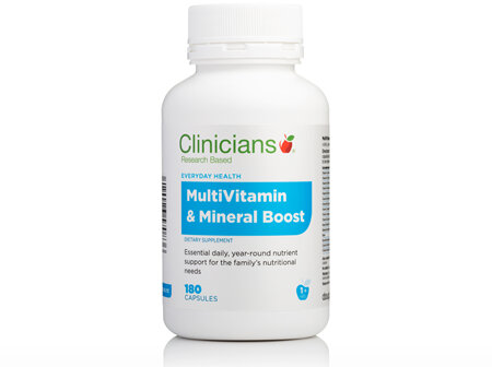 CLINICIANS MULTIVITAMIN & MIN BOOST CAPS 180