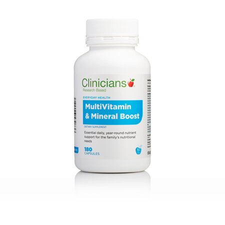 CLINICIANS MULTIVITAMIN & MIN BOOST CAPS 180