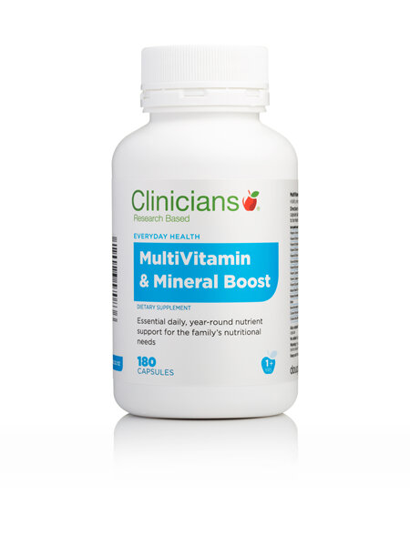 CLINICIANS MULTIVITAMIN & MIN BOOST CAPS 180