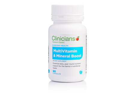 CLINICIANS MULTIVITAMIN & MIN BOOST CAPS 90