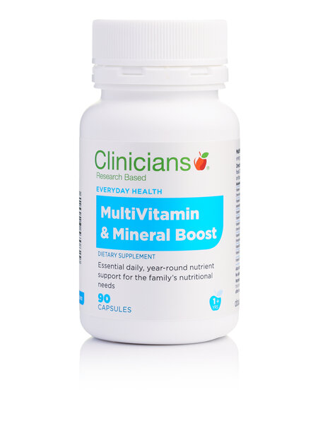 CLINICIANS MULTIVITAMIN & MIN BOOST CAPS 90