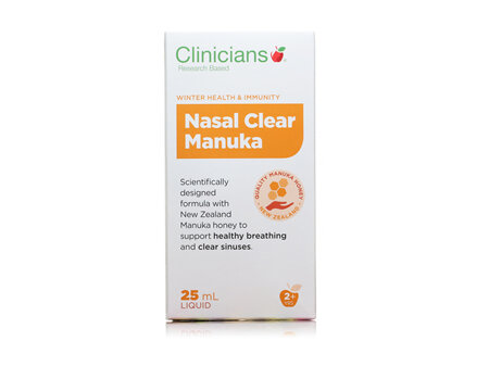 CLINICIANS NASAL CLEAR MANUKA 25 mL