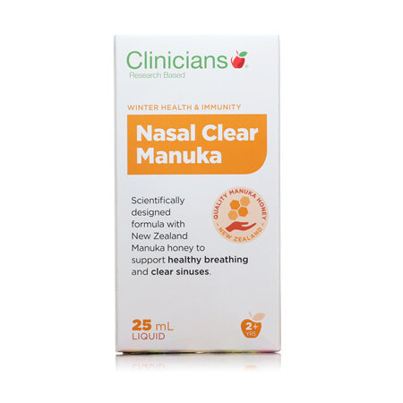 CLINICIANS NASAL CLEAR MANUKA 25 mL