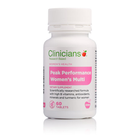 CLINICIANS PEAKPERF. WOMENS MULTI TAB 60