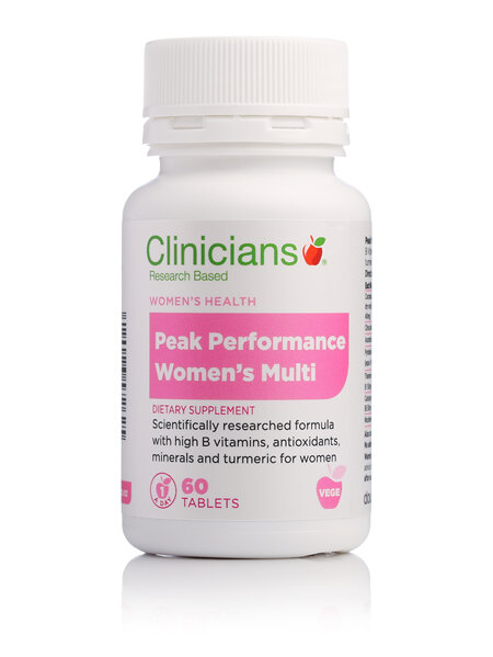 CLINICIANS PEAKPERF. WOMENS MULTI TAB 60